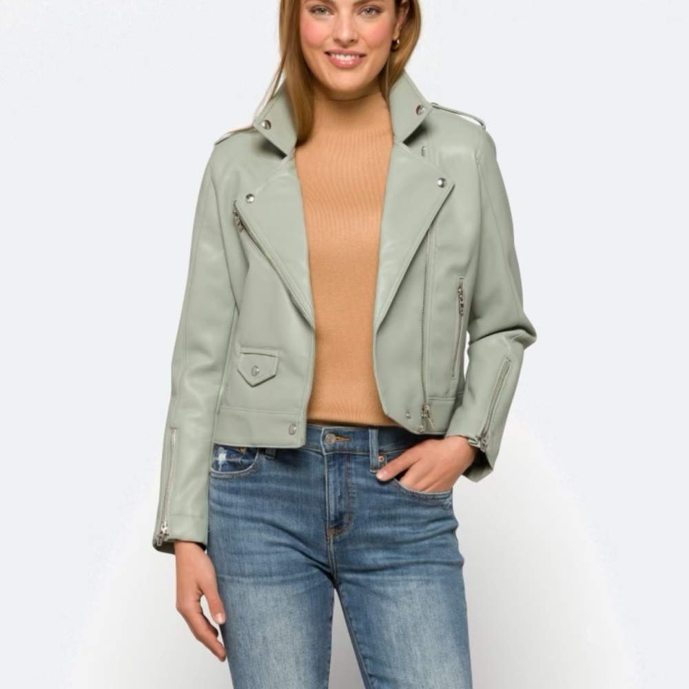 Blank NYC Faux Leather Moto Jacket